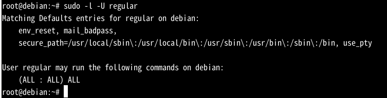 图片[3] - 在 Debian 中将用户添加到 SUDOERS 组的 2 种方法 - 正则时光